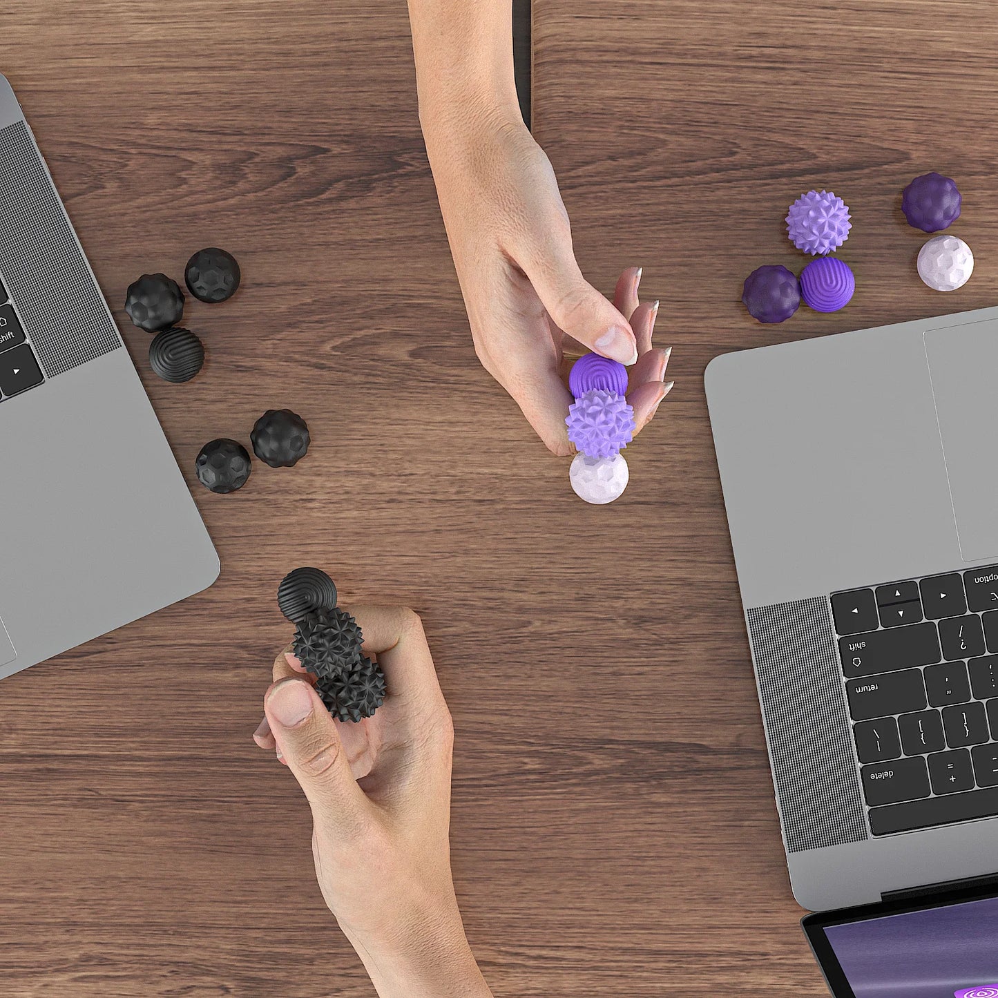 Boules magnétiques anti-stress – Jeu sensoriel apaisant