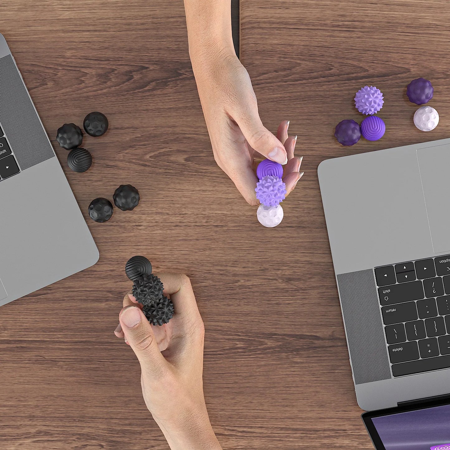 Boules magnétiques anti-stress – Jeu sensoriel apaisant