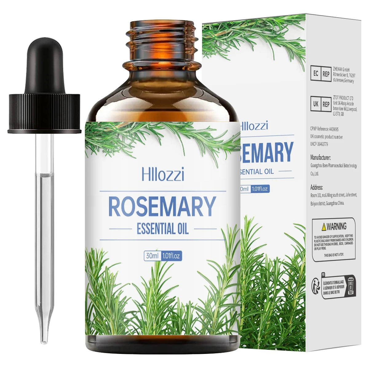 Huile essentielle de romarin – Booster naturel de concentration pour diffuseur