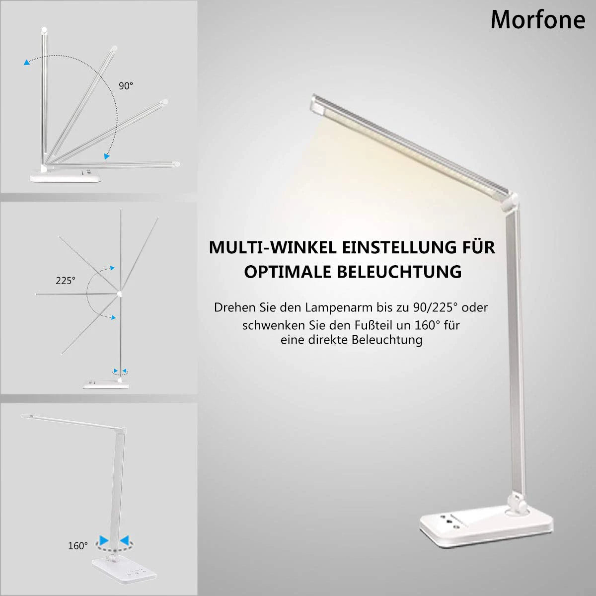 Lampe de bureau LED anti-lumière bleue