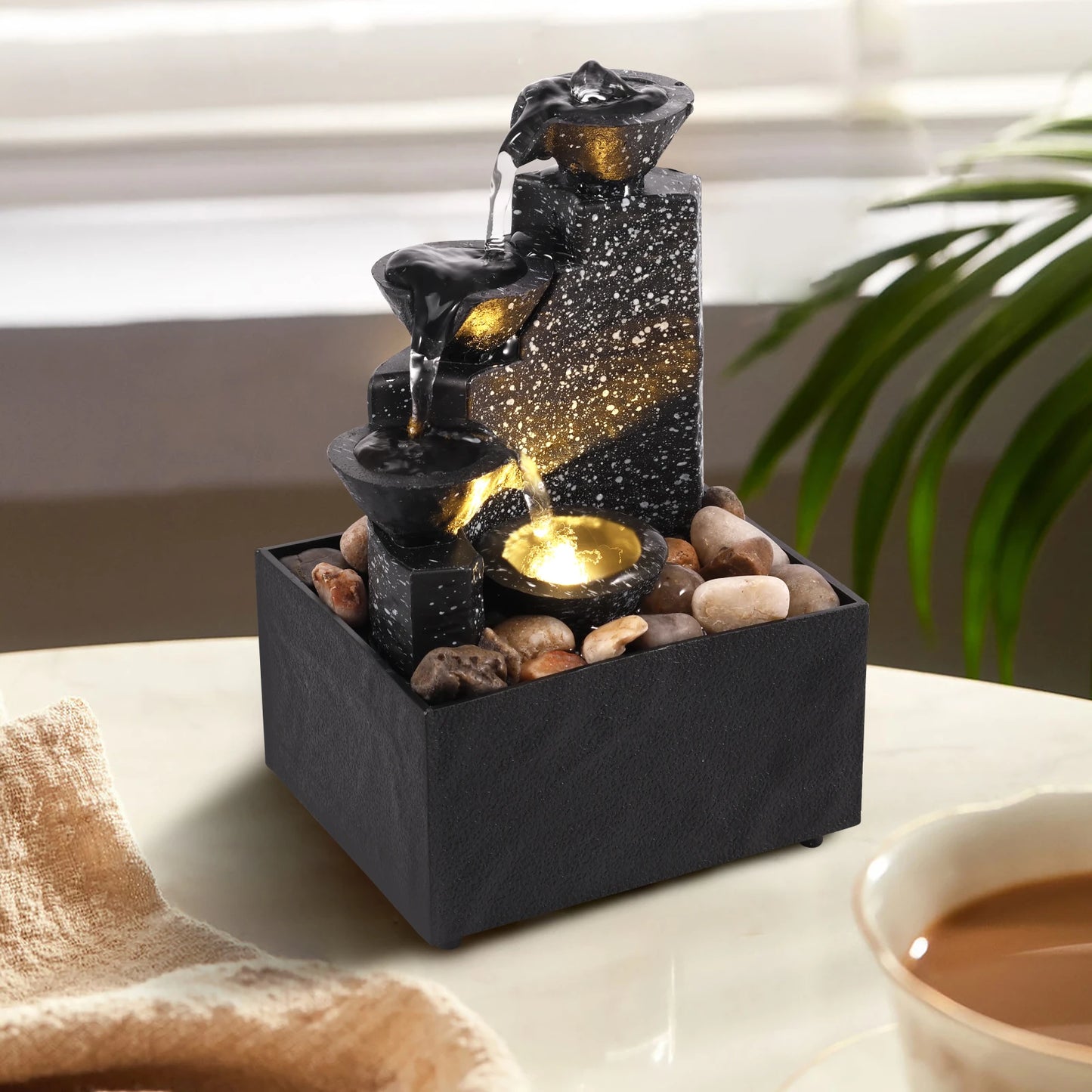 Fontaine décorative anti-stress – Relaxation, méditation & son apaisant