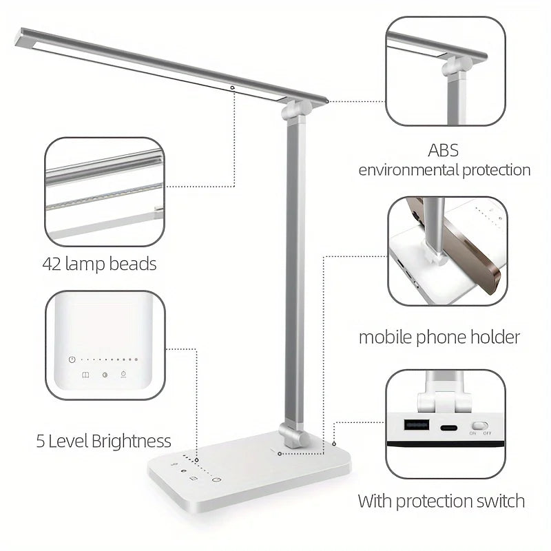 Lampe de bureau LED anti-lumière bleue