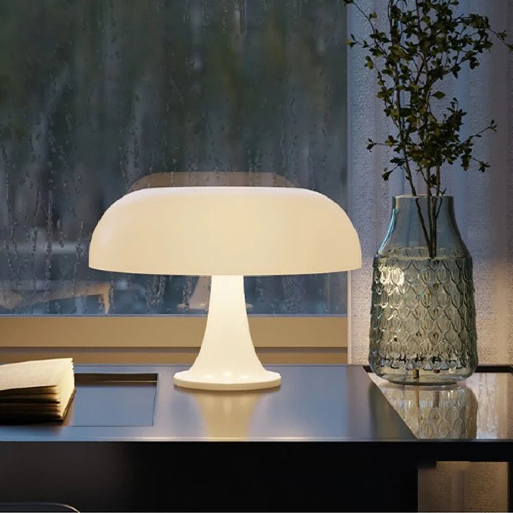 Lampe champignon – Lumière chaude et rechargeable