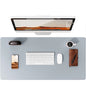 Tapis de bureau en cuir – Protection élégante pour clavier, souris & accessoires
