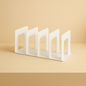 Organisateur de bureau multifonction – Range-livres et dossiers compact